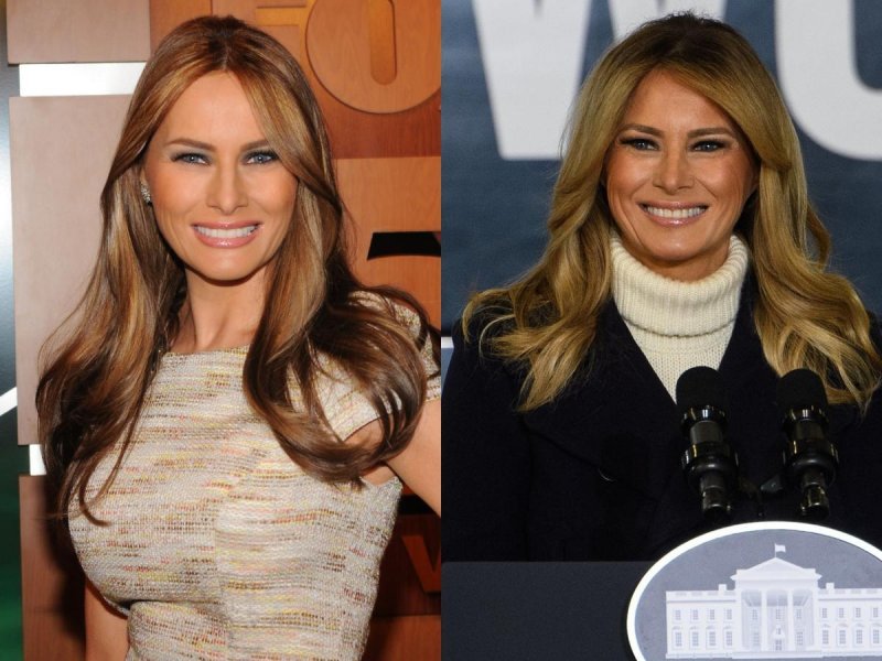 Melania Trump 2010. i 2020.