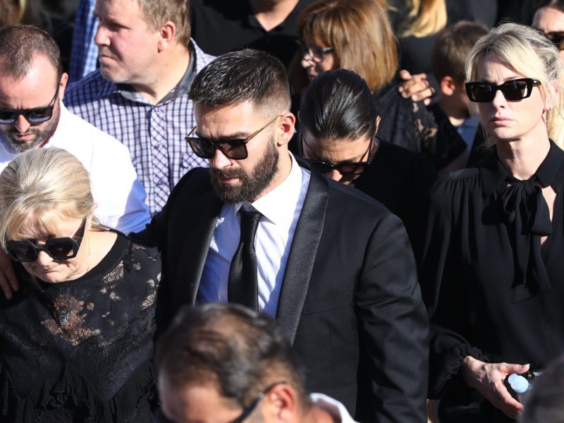 Posljednji ispraćaj Milana Livaje, preminulog oca nogometaša Hajduka Marka Livaje