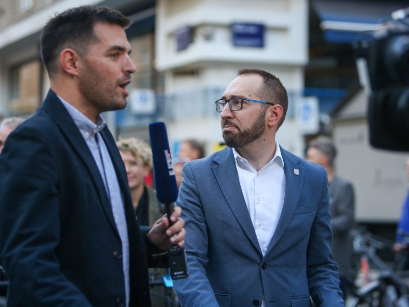 Gradonačelnik Tomislav Tomašević sa zamjenicima na Zagrebačkoj žbici