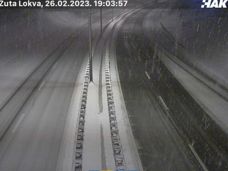 Autocesta A1 pod snijegom