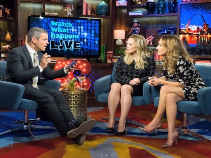 Watch what happens. Hilary Duff Crossed Legs. Hilary Duff as Guest show.