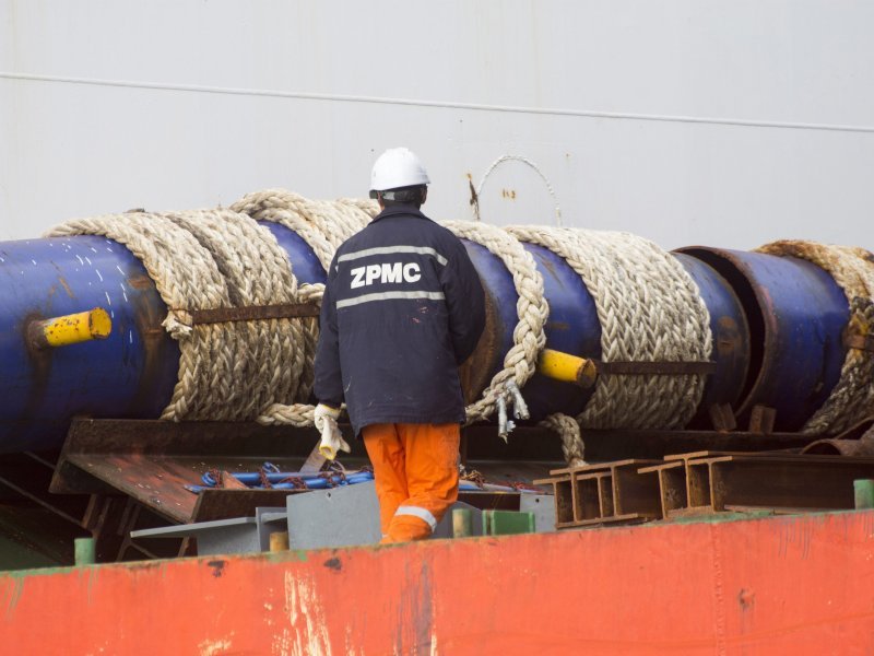 Kineski brod ZHEN HUA 7 doveo brodove koji će graditi Pelješki most