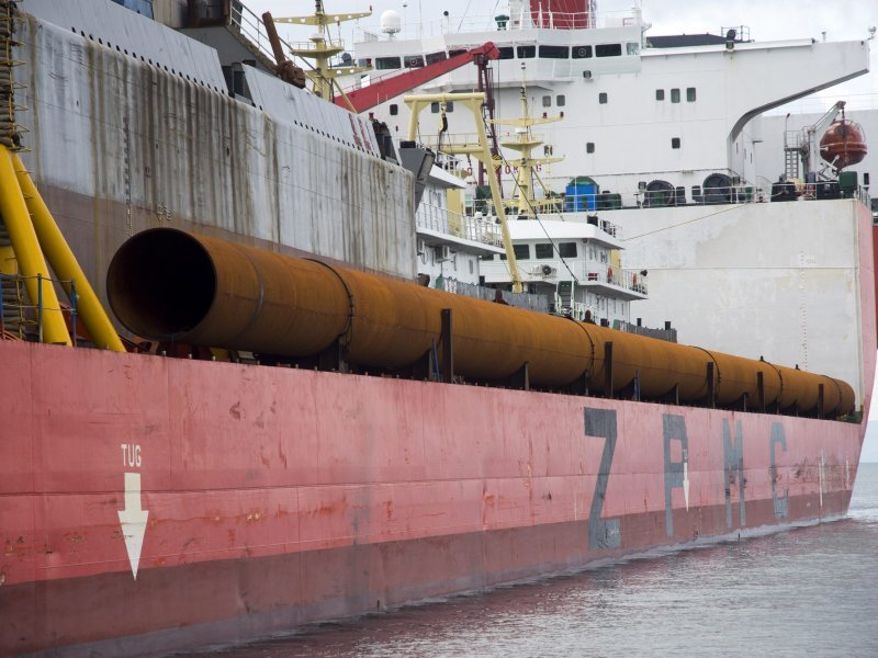 Kineski brod ZHEN HUA 7 doveo brodove koji će graditi Pelješki most
