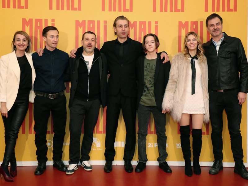 Premijera filma 'Mali' u kinu Europa: Lana Matić, Franjo Dijak, Hrvoje Kečkeš, Antonio Nuić, Vito Dijak, Iva Babić i Boris T. Matić