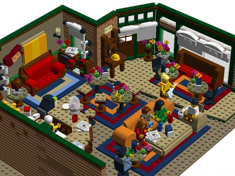 LEGO kafić Central Perk iz serije 'Prijatelji'