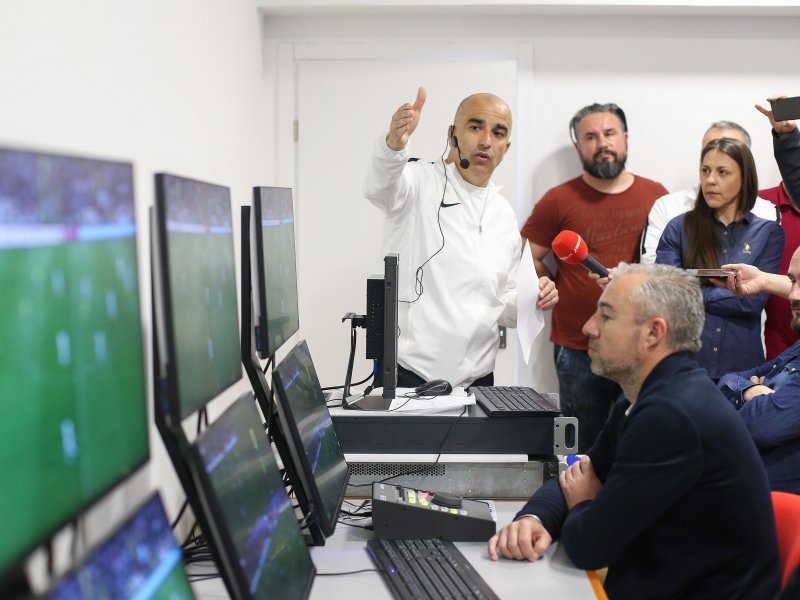 VAR instruktor Bruno Marić i njegov pomoćnik Tomislav Šetka