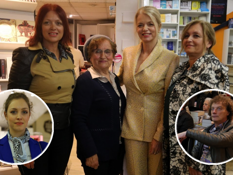 Vjekoslava Huljić s majkom i sestrama, Hana i Tonči Huljić