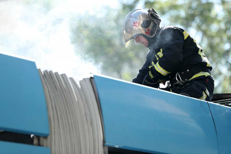 Požar tramvaja u Zagrebu