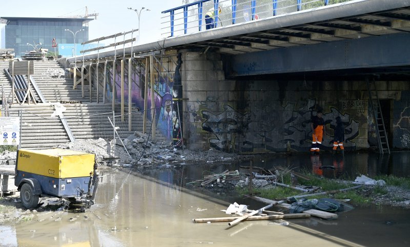 Poplava ispod Mosta Slobode