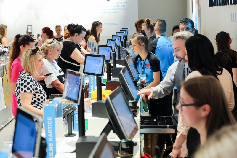 Otvorenje robne kuće Primark u Ljubljani