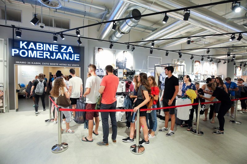 Otvorenje robne kuće Primark u Ljubljani