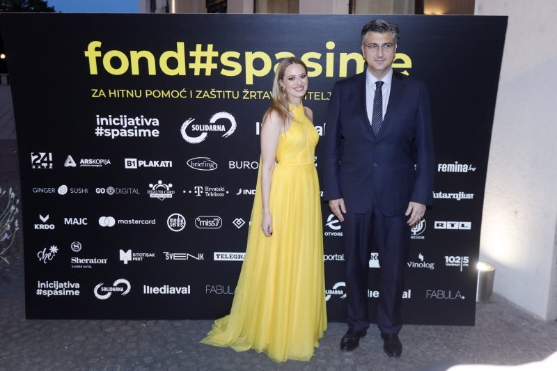 Jelena Veljača i premijer Andrej Plenković