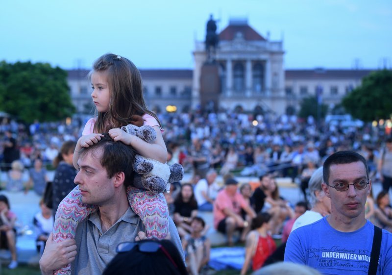 Koncert Simfonijskog orkestra HRT-a na Trgu kralja Tomislava u sklopu programa Zagreb Classic