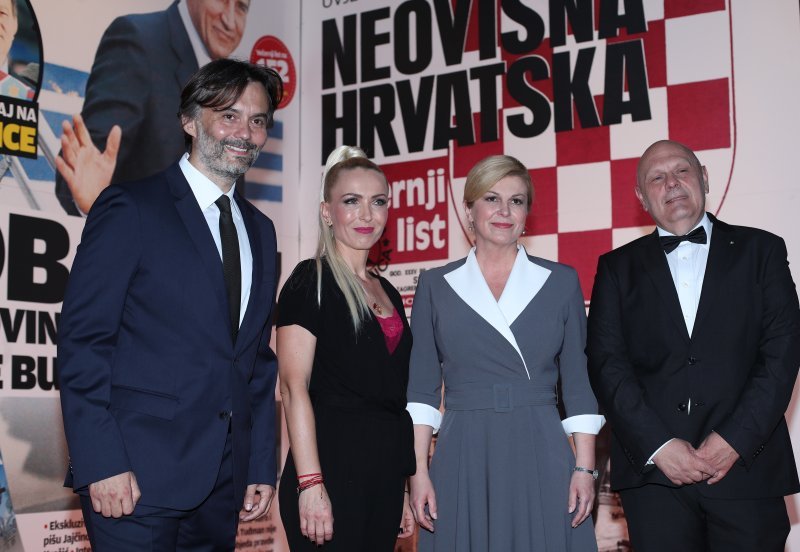 Dražen Klarić, Andrea Borošić, Kolinda Grabar Kitarović, Renato Ivanuš