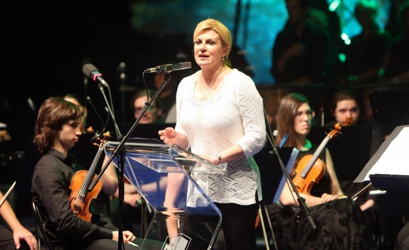 Predsjednica Kolinda Grabar-Kitarović na otvorenju Muzeja Domovinskog rata