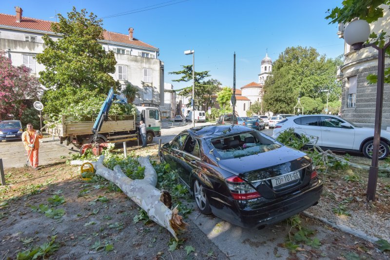 Zadar nakon olujnog nevremena