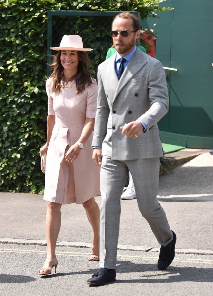 Pippa Middleton i James Middleton na Wimbledonu