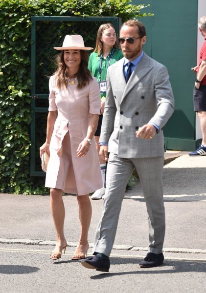 Pippa Middleton i James Middleton na Wimbledonu