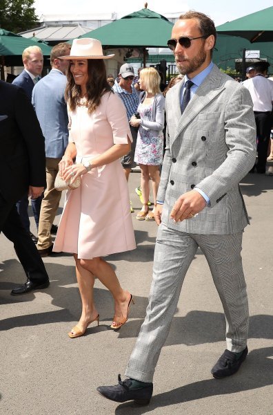 Pippa Middleton i James Middleton na Wimbledonu