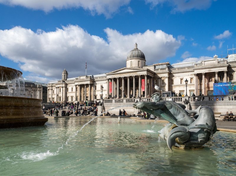 National Gallery i Traffalgar Square