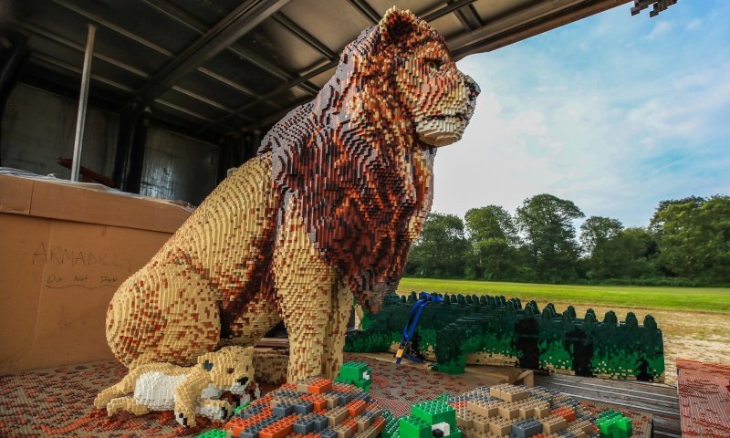 LEGO životinje u Safari parku Knowsley