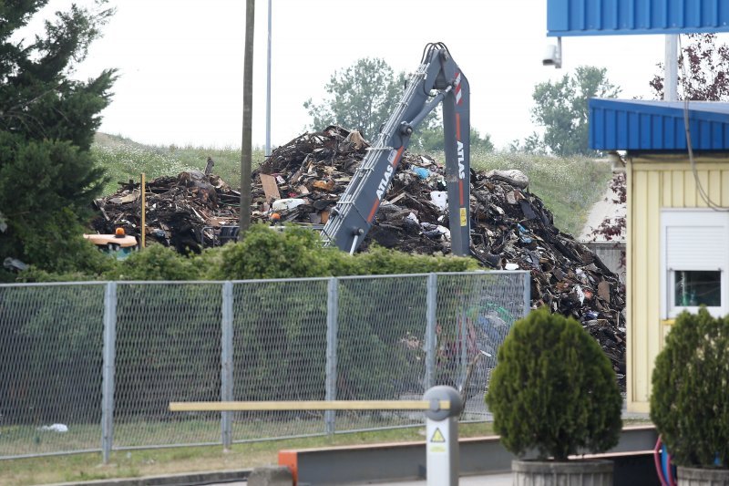 Reciklažno dvorište Jakuševac dan nakon požara