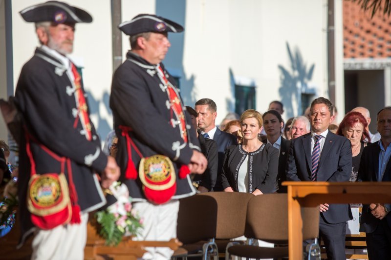Predsjednica Grabar-Kitarović na proslavi Velike Gospe na trsatskom svetištu