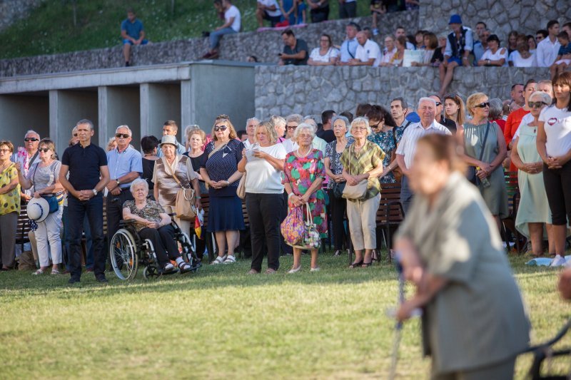 Predsjednica Grabar-Kitarović na proslavi Velike Gospe na trsatskom svetištu