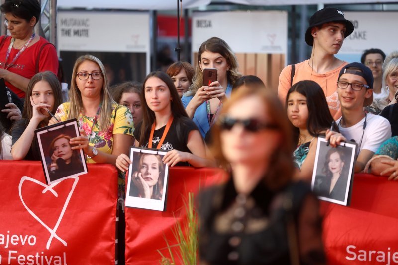 Crveni tepih treće večeri Sarajevo Film Festivala