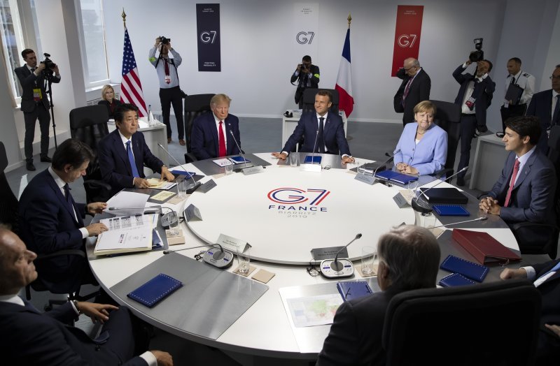 Summit G7,  Donald Tusk, Giuseppe Conte, Shinzo Abe, Donald Trump, Emmanuel Macron, Angela Merkel, Justin Trudeau