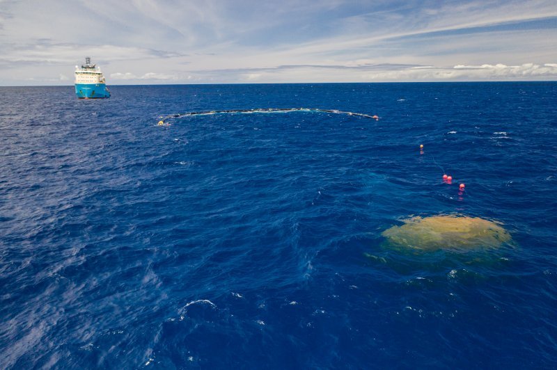 Kolovoz 2019.: Podvodni padobran pomaže usporiti sustav kako bi bolje zadržao plastiku