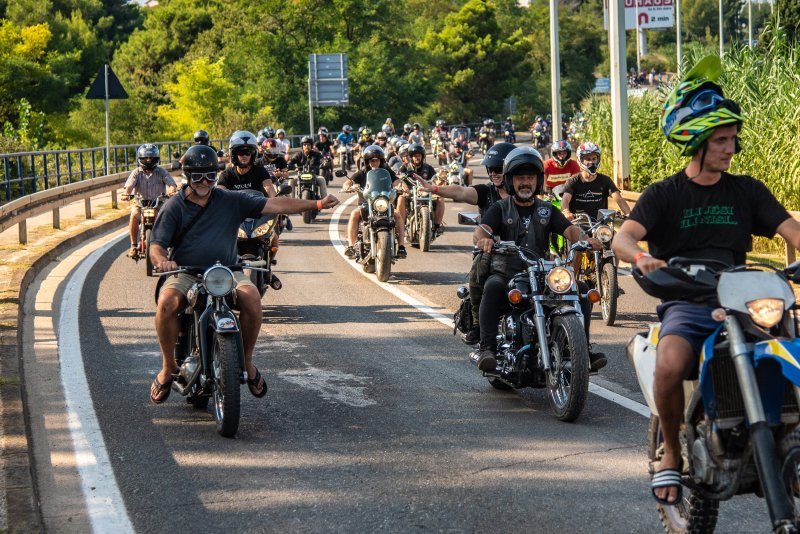 Pula: Tisuće motorista sudjelovalo u defileu povodom 25. godišnjice Croatia Bike Weeka