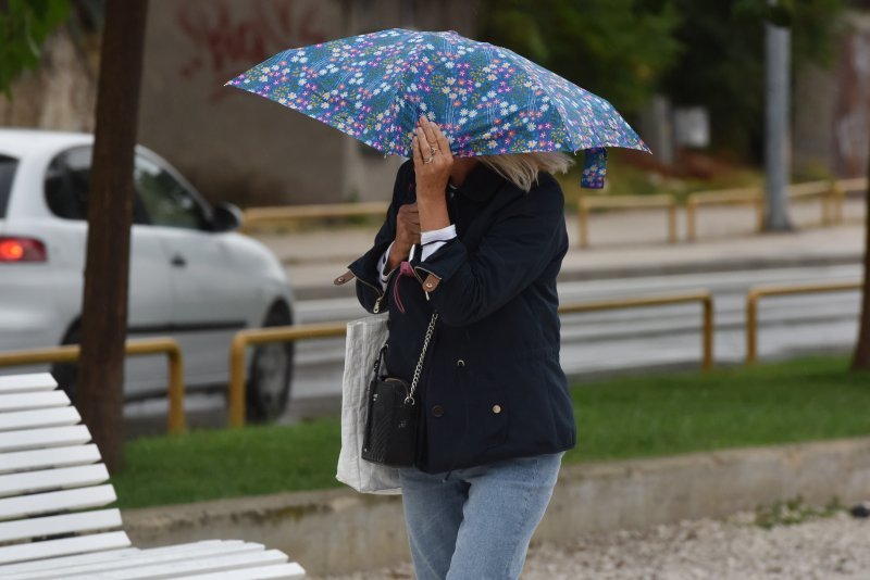 Kišno i hladno jutro u Šibeniku