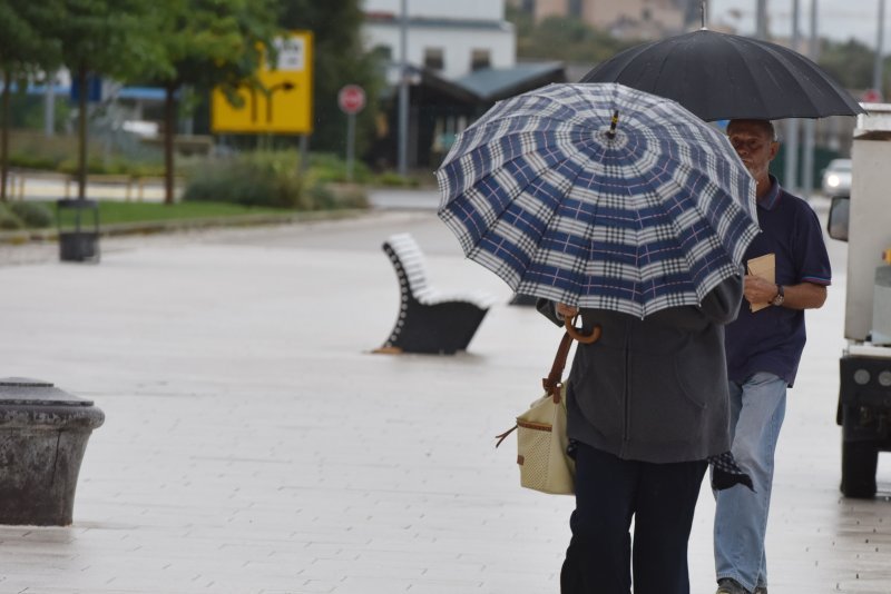 Kišno i hladno jutro u Šibeniku