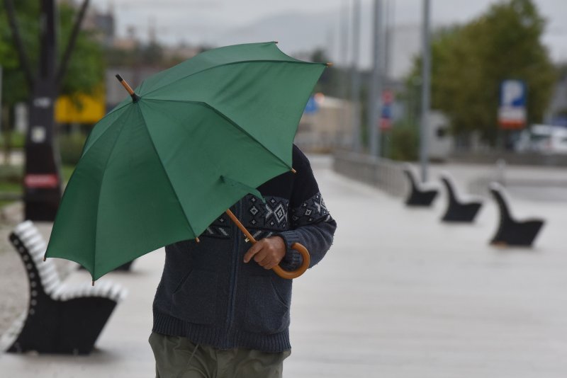 Kišno i hladno jutro u Šibeniku