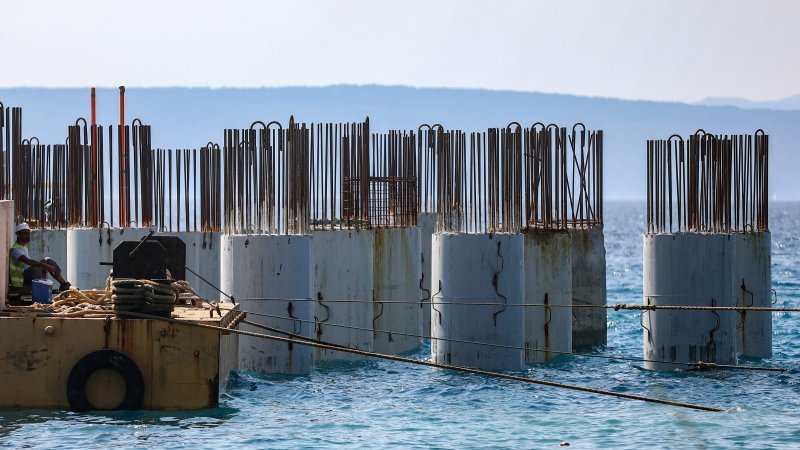 Gradilište LNG terminala u Omišlju