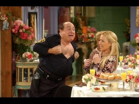 Danny DeVito kao striper u 'Prijateljima'