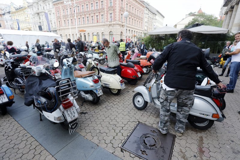 Susret ljubitelja Vespi u Zagrebu