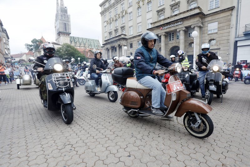 Susret ljubitelja Vespi u Zagrebu