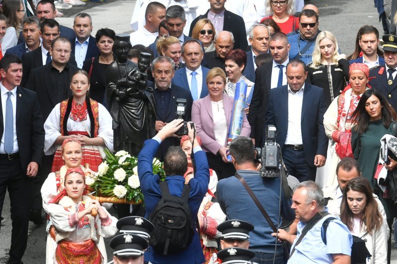 Marija Bistrica: Predsjednica Grabar-Kitarović prisustvovala obilježavanju blagdana Male Gospe