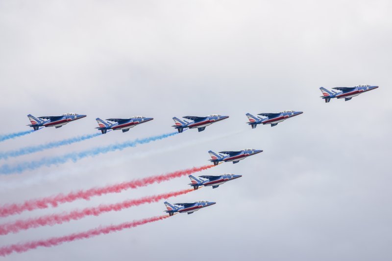 Krila Oluje i Patrouille de France izveli zajednički prelet i trenažne letove