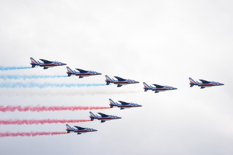 Krila Oluje i Patrouille de France izveli zajednički prelet i trenažne letove