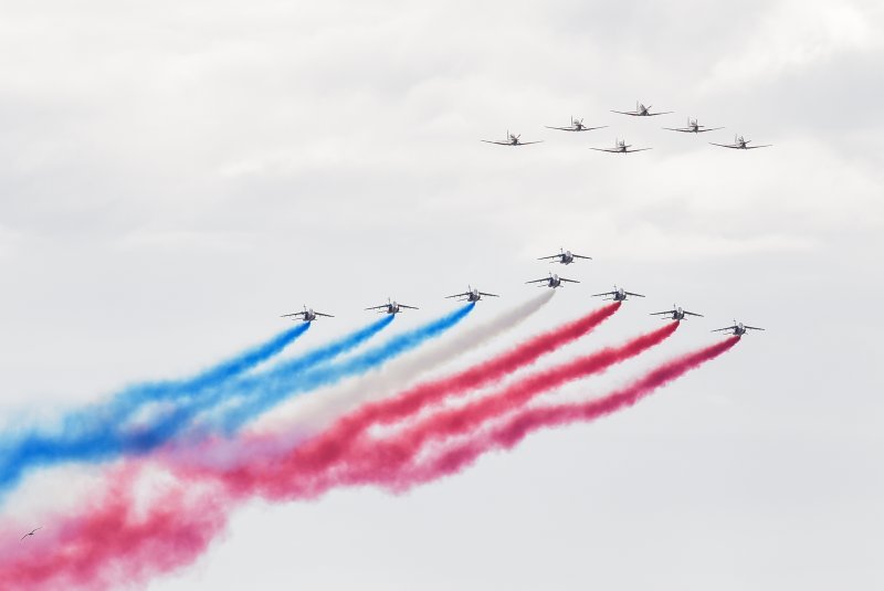 Krila Oluje i Patrouille de France izveli zajednički prelet i trenažne letove