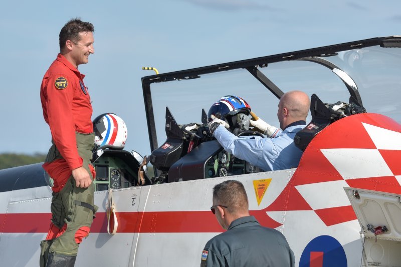 Krila Oluje i Patrouille de France izveli zajednički prelet i trenažne letove