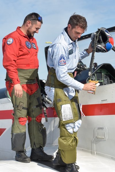 Krila Oluje i Patrouille de France izveli zajednički prelet i trenažne letove