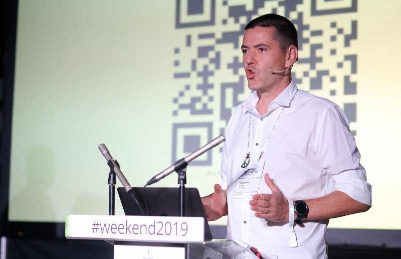 12. Weekend media festival 2019. Predavanje Weekend formatira radio, Vladimir Musicki.