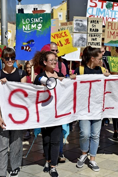 Globalni prosvjed za klimu u Splitu