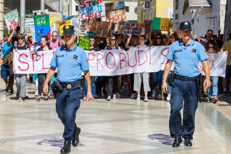 Globalni prosvjed za klimu u Splitu