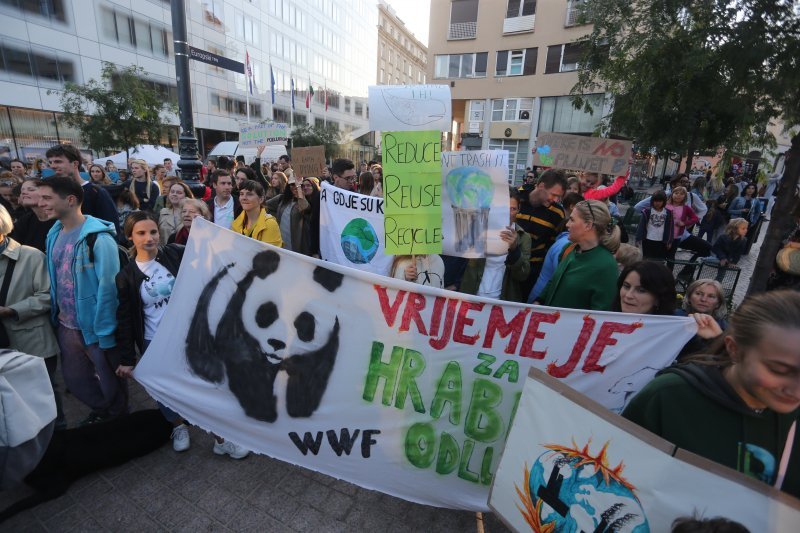 Globalni prosvjed za klimu u Zagrebu