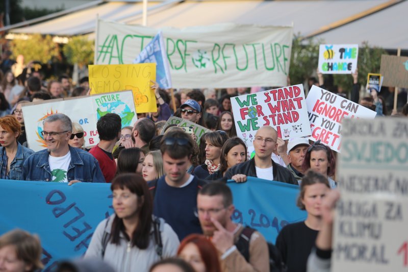 Globalni prosvjed za klimu u Zagrebu